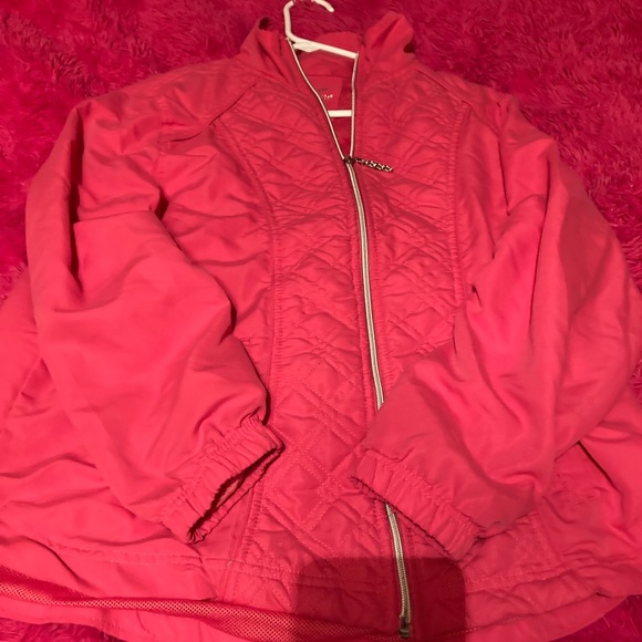 Three Hearts XL Pink Women’s Lightweight Jacket - Picture 8 of 9